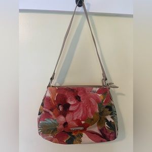 St John's Bay Fiji Floral Chino Handbag - 3 Large Compartments